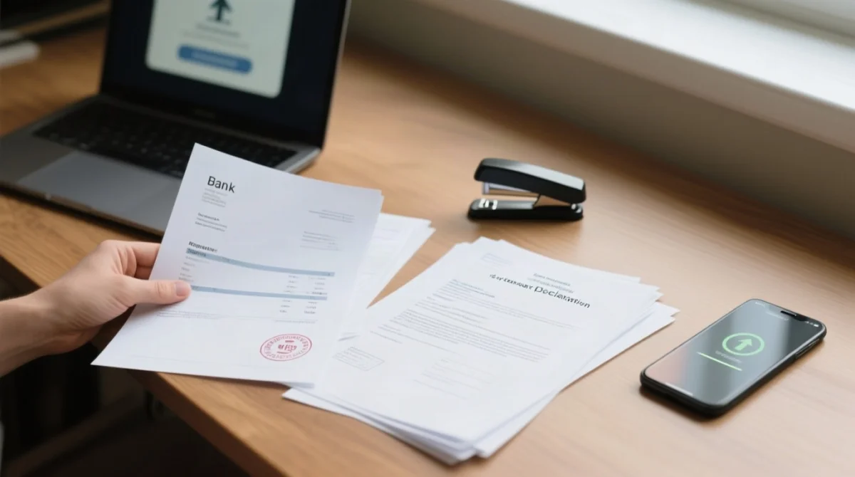 Preparing and Uploading Serbia eVisa Financial Documents